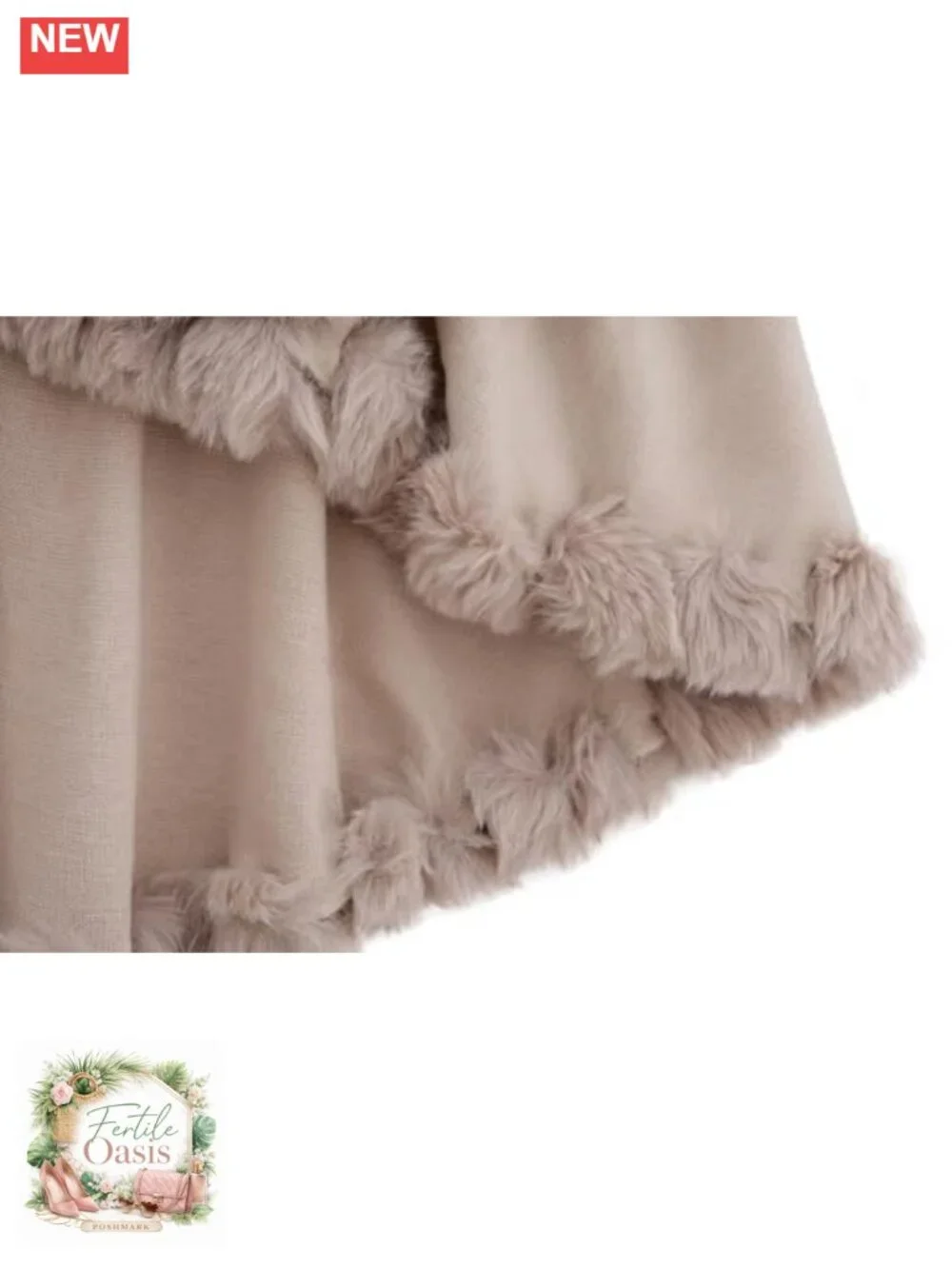 80% Faux Fur Wrap Shawl for Women Winter Warm Bridal Cardigan Coat